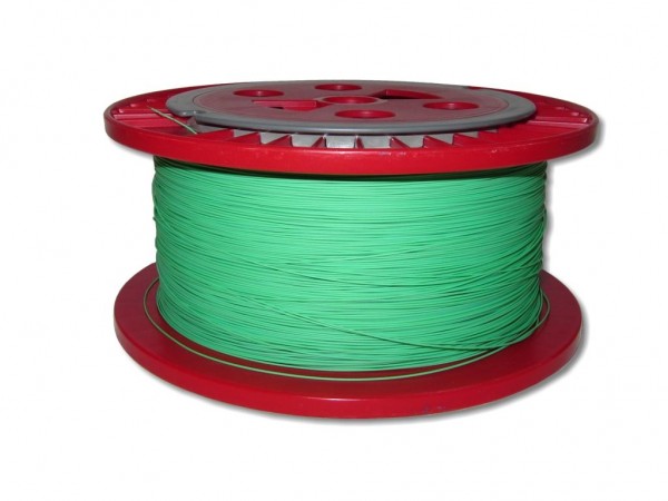 630m LWL Pigtailader 9/125µm OS2 trockene Kompaktader 0,9mm grün