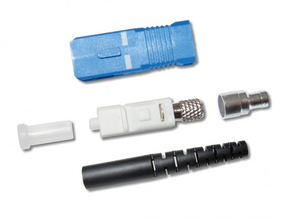 SC-Stecker singlemode 3mm schwarz