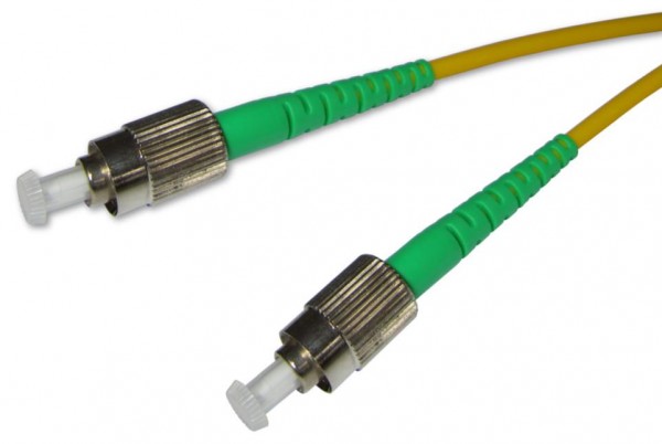 FC/APC 8° - FC/APC 8° simplex LWL Patchkabel 9/125µm G.657A1