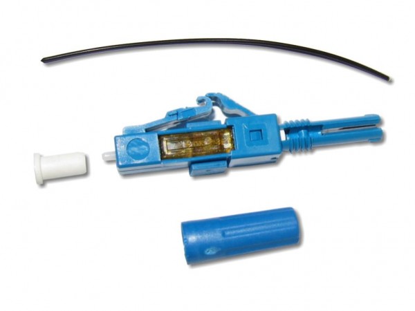 feldkonfektionierbarer LWL LC Stecker singlemode für 250µm Faser oder 0,9mm Ader