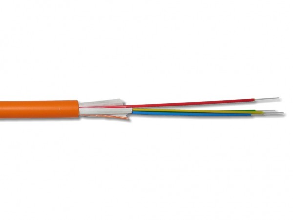 LWL Mini Breakoutkabel I/A-VQ(ZN)BH 4 G 50/125µm OM2
