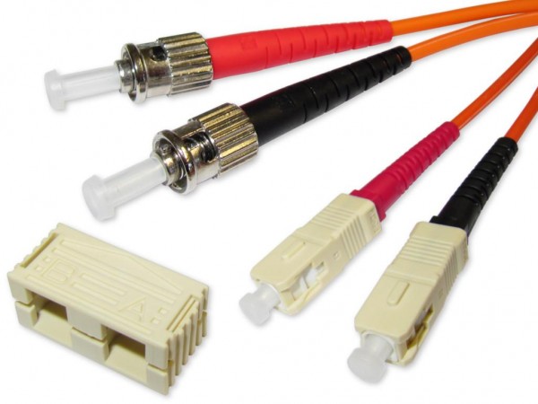 ST-SC duplex Patchkabel 50/125µm OM2