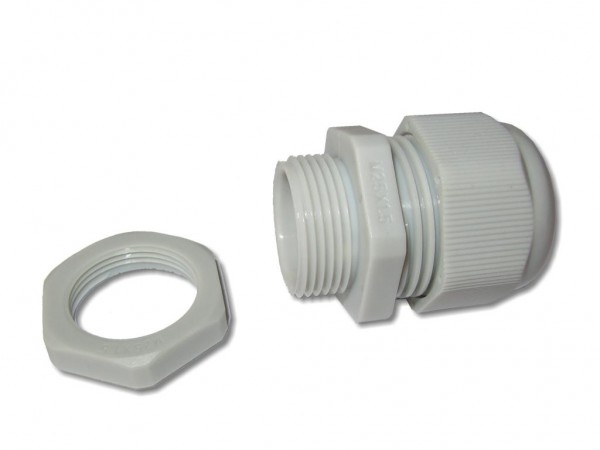 M25 Kabelverschraubung grau inkl. Mutter