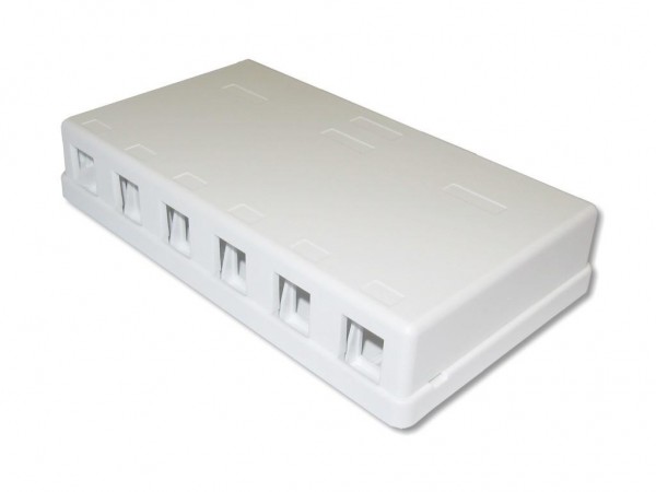 Consolidation Point Wandbox für 6 RJ45 Keystone Module