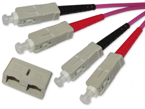 SC-SC duplex Patchkabel 50/125µm OM4