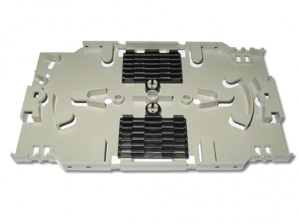 LWL Spleißkassettenset 12 Fasern inkl. 2xSpleißhalter für Schrumpfspleißschutz