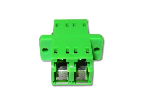 LC/APC duplex LWL Glasfaser-Kupplung singlemode mit internem Shutter