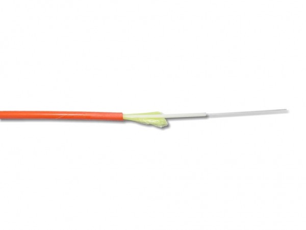 LWL simplex Patchkabel multimode I-V(ZN)H 1G50/125µm OM2 orange 2.0mm