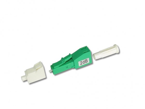 LC/APC singlemode LWL Dämpfungsglied / attenuator 2dB