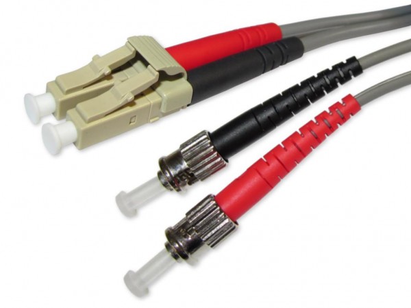 LC-ST duplex LWL Patchkabel 62,5/125µm