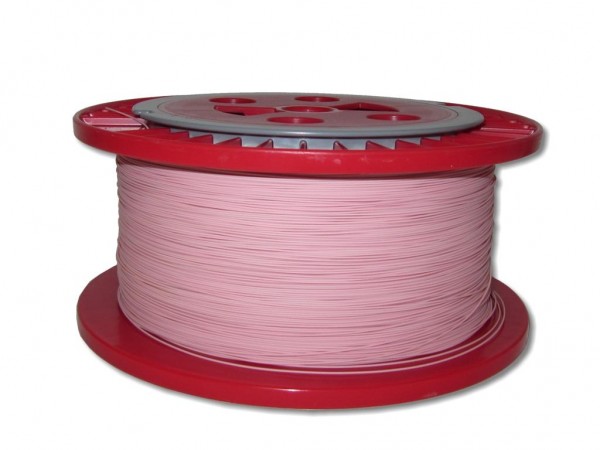 840m LWL Pigtailader 9/125µm OS2 trockene Kompaktader 0,9mm pink