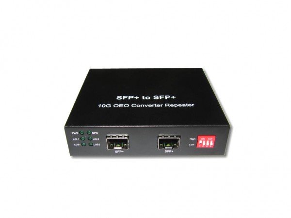 LWL Media Converter SFP+ auf SFP+ (ohne Modul)