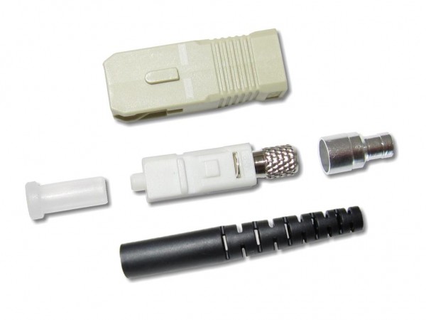 SC-Stecker multimode 3mm schwarz
