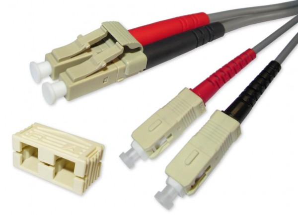 LC-SC duplex LWL Patchkabel 62,5/125µm